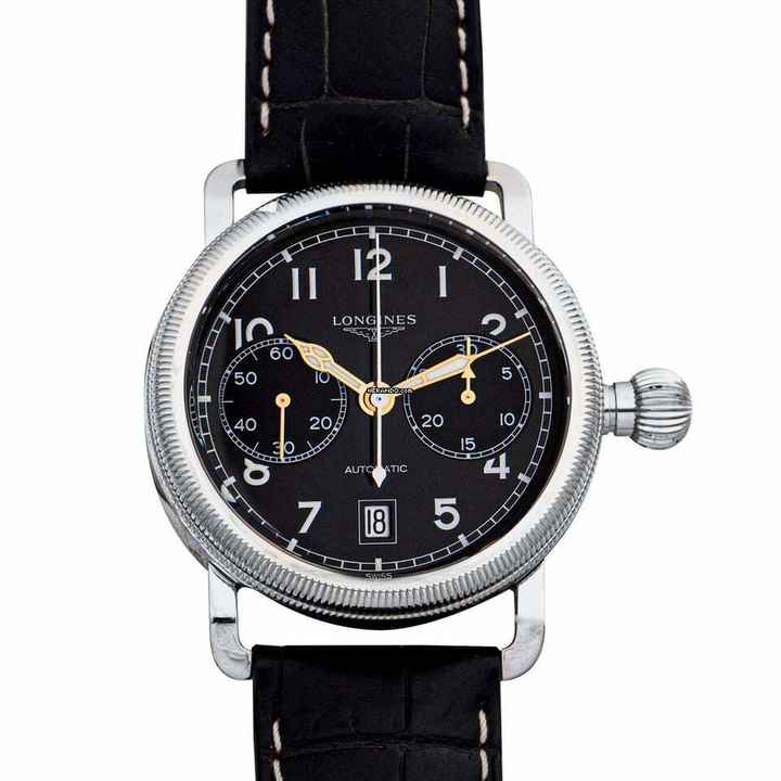  Longines Avigation L27834530 - Longines Heritage Automatic Black Dial Stainless Steel Men's Watch </h1> 