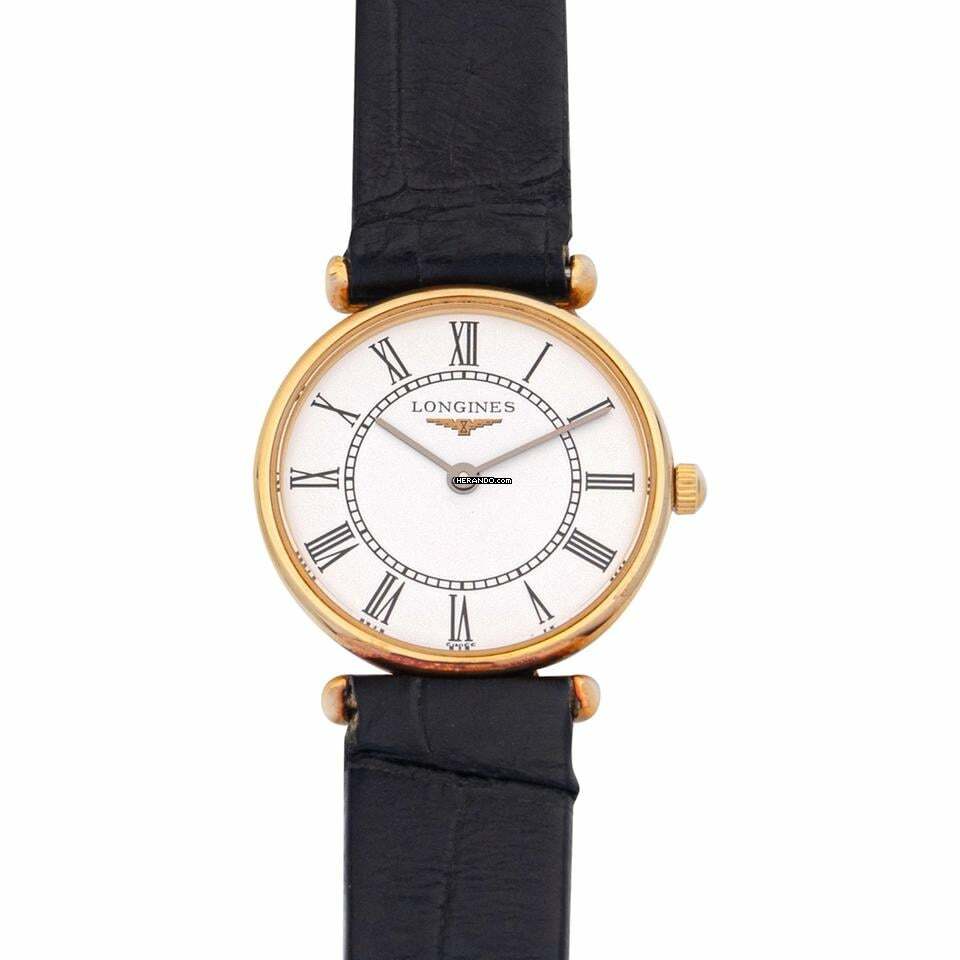 Longines La Grande Classique L41916110 - La Grande Quartz White Dial 18kt Yellow Gold Ladies Watch </h1>