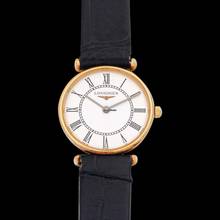 Thumbnail von Longines La Grande Classique L41916110 - La Grande Quartz White Dial 18kt Yellow Gold Ladies Watch </h1>
