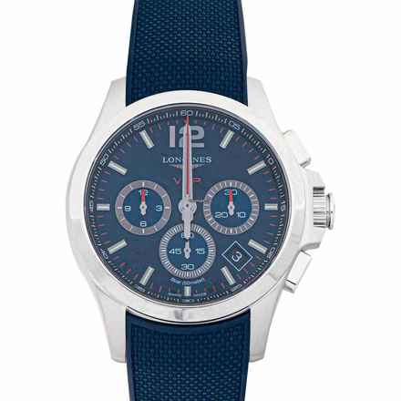  Longines Conquest L37174969 - Conquest Quartz Blue Dial Stainless Steel Men's Watch </h1> 