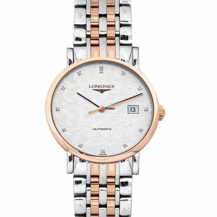  Longines Elegant L48105777 - Elegant Automatic Silver Dial Stainless Steel Men's Watch </h1> 