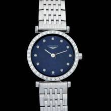 Thumbnail von Longines La Grande Classique L43410976 - La Grande Classique Quartz Blue Dial Stainless Steel Ladies Watch </h1>