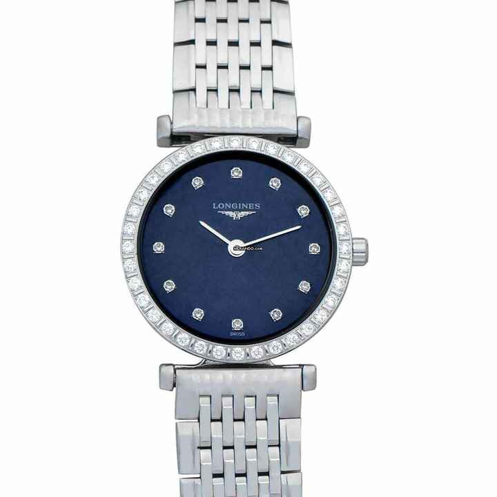  Longines La Grande Classique L43410976 - La Grande Classique Quartz Blue Dial Stainless Steel Ladies Watch </h1> 