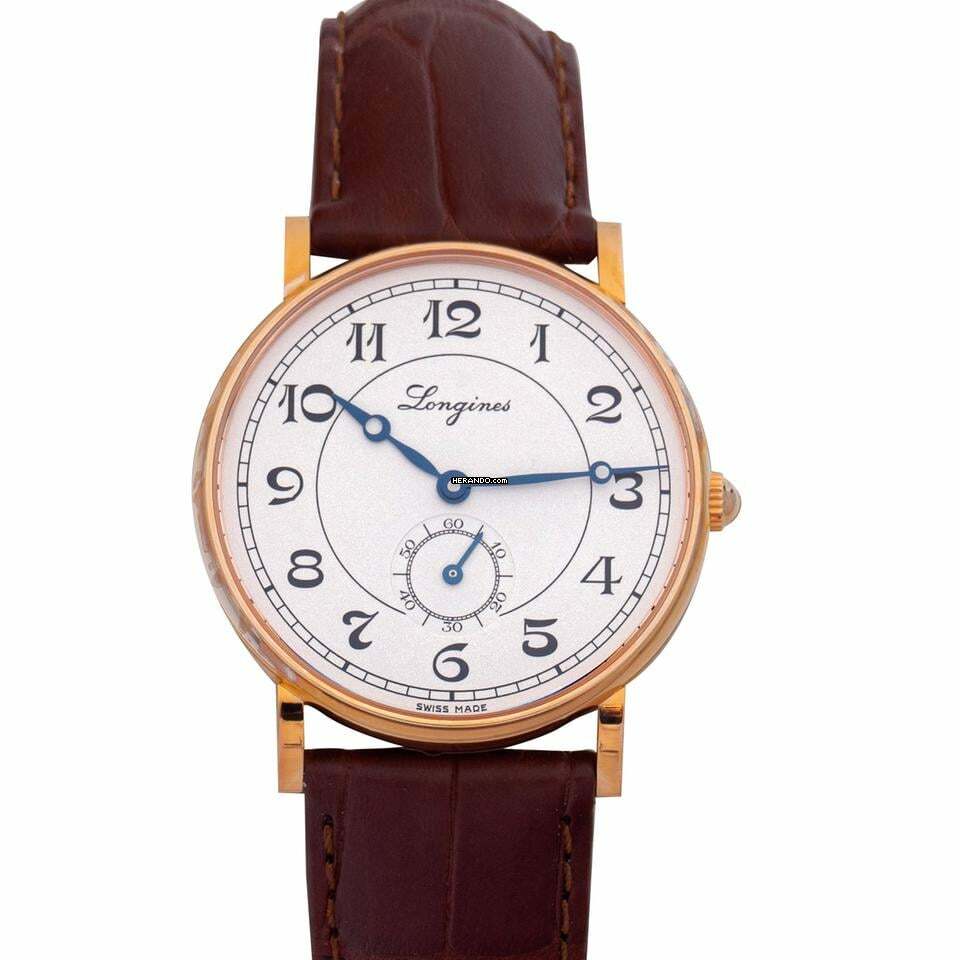 Longines Présence Heritage L47678732 - Présence Automatic Silver Dial 18kt Rose Gold Men's Watch </h1>