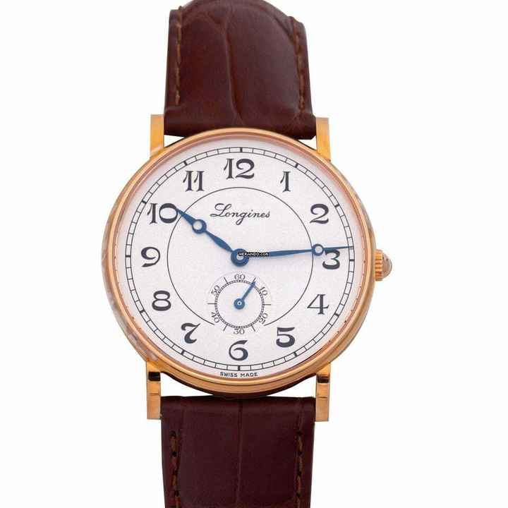  Longines Présence Heritage L47678732 - Présence Automatic Silver Dial 18kt Rose Gold Men's Watch </h1> 