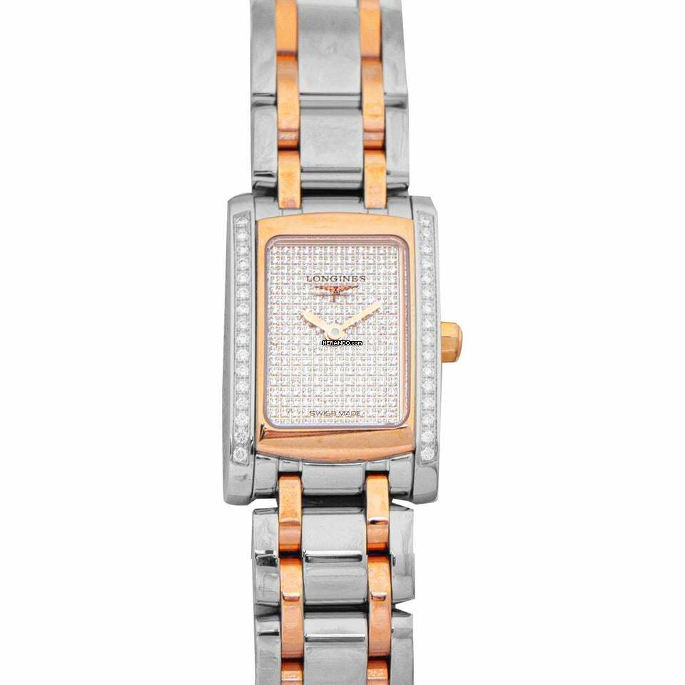 Longines DolceVita L51555007 - Dolce Vita Quartz Diamond Dial 18kt Rose Gold Ladies Watch </h1>