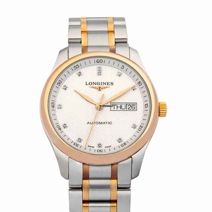 Longines Master Collection L27555977 - Master Collection Automatic Silver Dial 18kt Rose Gold Men's Watch </h1> 