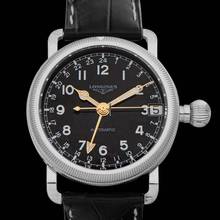 Thumbnail von Longines Avigation L27784530 - Longines Heritage Automatic Black Dial Stainless Steel Men's Watch </h1>