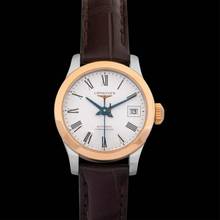 Thumbnail von Longines Record L23205112 - Record Automatic White Dial 18kt Rose Gold Ladies Watch </h1>
