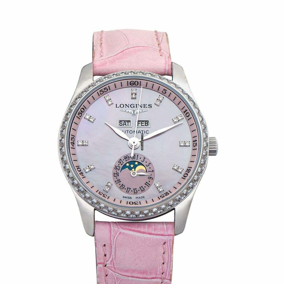 Longines Master Collection L25030973 - Master Collection Automatic Pink Dial Stainless Steel Ladies Watch </h1>