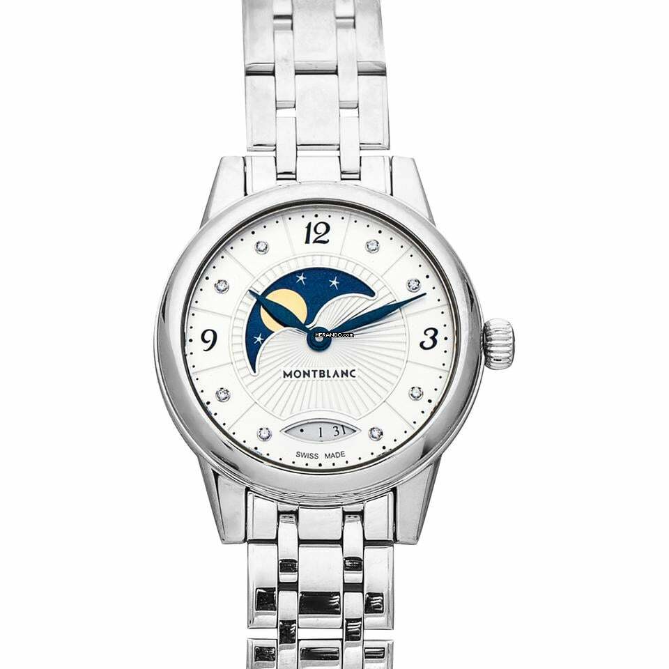  Montblanc Bohème 111960 - Bohème Quartz Silver Dial Stainless Steel Ladies Watch </h1> 