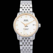 Thumbnail von Mido Baroncelli III M027.208.41.266.00 - Baroncelli III Automatic Beige Dial Stainless Steel Ladies Watch </h1>