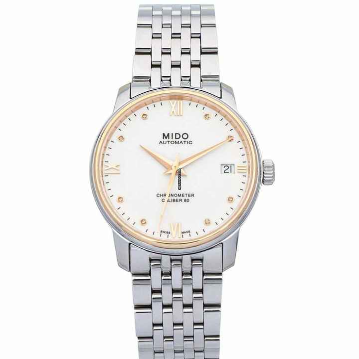  Mido Baroncelli III M027.208.41.266.00 - Baroncelli III Automatic Beige Dial Stainless Steel Ladies Watch </h1> 