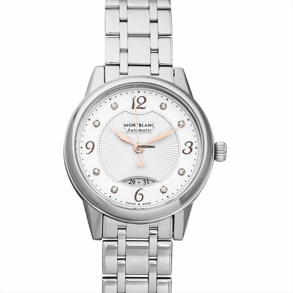  Montblanc Bohème 119920 - Bohème Automatic Silver Dial Stainless Steel Ladies Watch </h1> 
