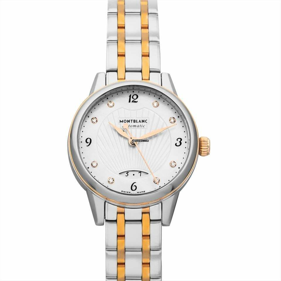  Montblanc Bohème 119098 - Bohème Automatic Mother of pearl Dial Stainless Steel Ladies Watch </h1> 