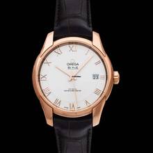 Thumbnail von Omega De Ville Hour Vision 433.53.41.21.02.001 - De Ville Automatic Silver Dial 18kt Rose Gold Men's Watch </h1>