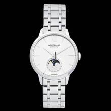 Thumbnail von Montblanc Heritage Spirit 111184 - Meisterstuck Heritage Automatic Silver Dial Stainless Steel Men's Watch </h1>