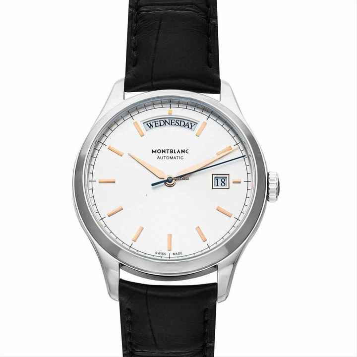  Montblanc Heritage Chronométrie 118224 - Heritage Chronometrie Automatic Silver Dial Stainless Steel Men's Watch </h1> 