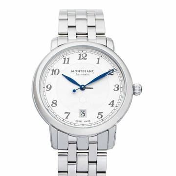  Montblanc Star 117323 - Star Automatic Silver Dial Stainless Steel Men's Watch </h1> 