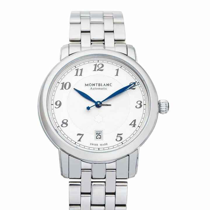  Montblanc Star 117323 - Star Automatic Silver Dial Stainless Steel Men's Watch </h1> 