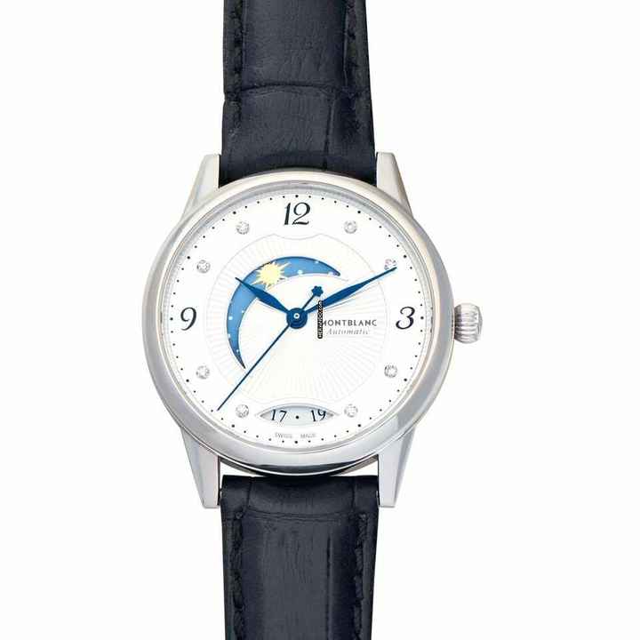 Montblanc Bohème 112512 - Bohème Automatic Silver Dial Stainless Steel Ladies Watch </h1> 