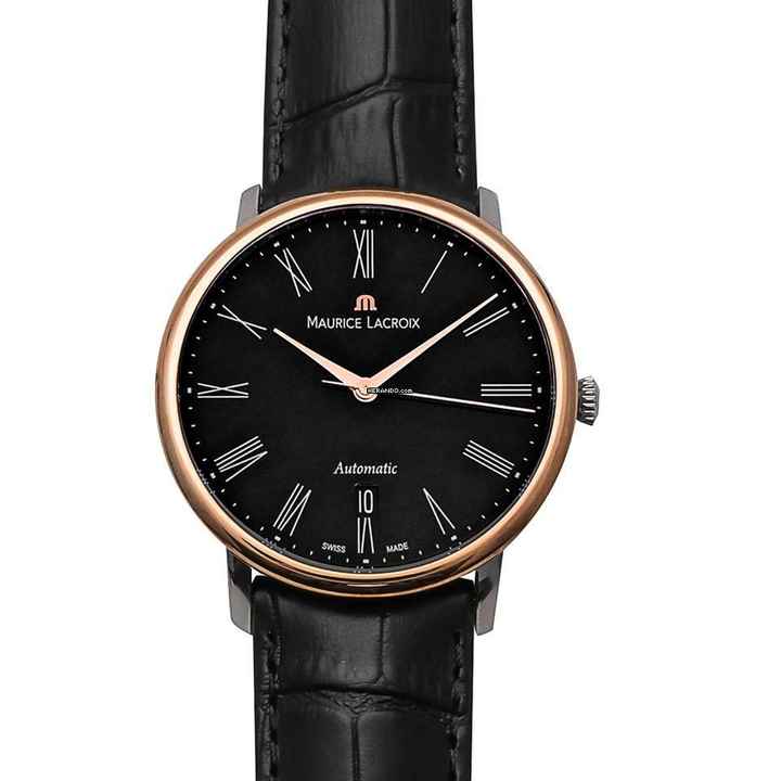  Maurice Lacroix Les Classiques Tradition LC6067-PS101-310 - Les Classiques Automatic Black Dial Stainless Steel Men's Watch </h1> 