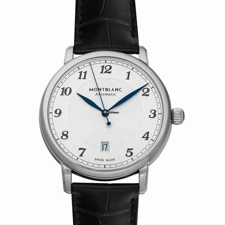  Montblanc Star 117575 - Star Automatic Silver Dial Stainless Steel Men's Watch </h1> 