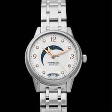 Thumbnail von Montblanc Bohème 119934 - Bohème Automatic Silver Dial Stainless Steel Ladies Watch </h1>