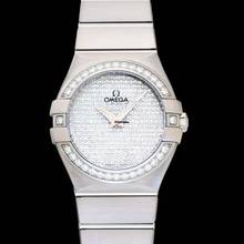 Thumbnail von Omega Constellation Quartz 123.55.27.60.99.001 - Constellation Quartz White Dial 18kt White Gold Ladies Watch </h1>