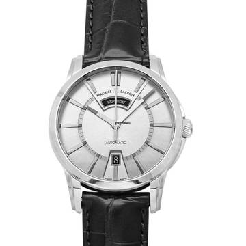  Maurice Lacroix Pontos Day Date PT6158-SS001-13E - Pontos Automatic Silver-tone Dial Stainless Steel Men's Watch </h1> 