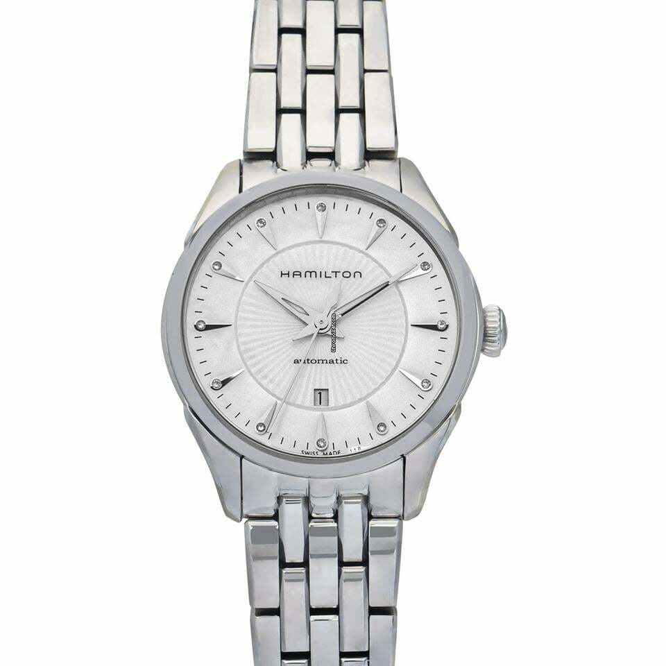 Hamilton Jazzmaster Lady H42215111 - Jazzmaster Automatic Mother of pearl Dial Stainless Steel Ladies Watch </h1>