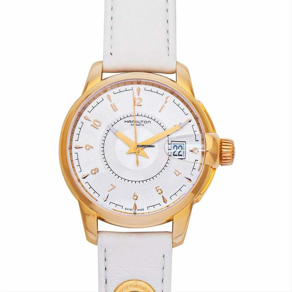 Hamilton Railroad H40445955 - American Classic Automatic Silver Dial Stainless Steel Ladies Watch </h1>