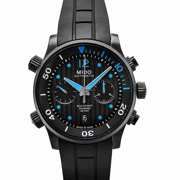  Mido Multifort Chronograph M005.914.37.050.00 - Multifort Automatic Black Dial Stainless Steel Men's Watch </h1> 