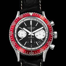 Thumbnail von Longines Heritage L28084520 - Heritage Automatic Black Dial Stainless Steel Men's Watch </h1>