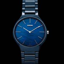 Thumbnail von Rado R27005902 - True Thinline Quartz Blue Dial Ceramic Ladies Watch </h1>