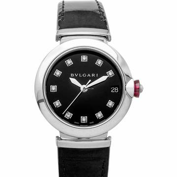  Bulgari Lucea 103503 - LVCEA Automatic Black Dial Stainless Steel Ladies Watch </h1> 