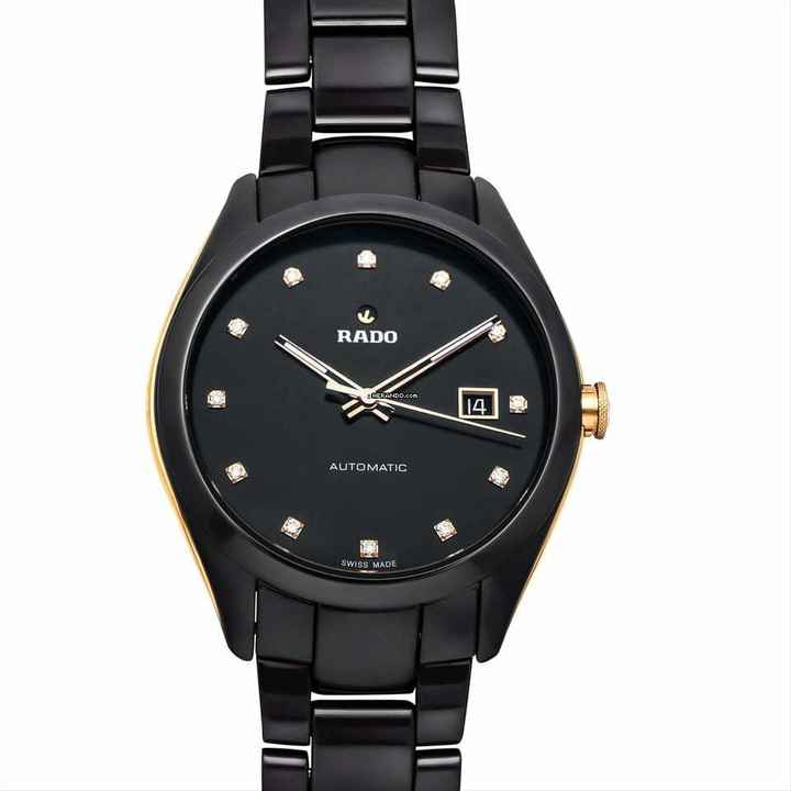  Rado HyperChrome R32291712 - Hyperchrome Automatic Black Dial Ceramic Men's Watch </h1> 