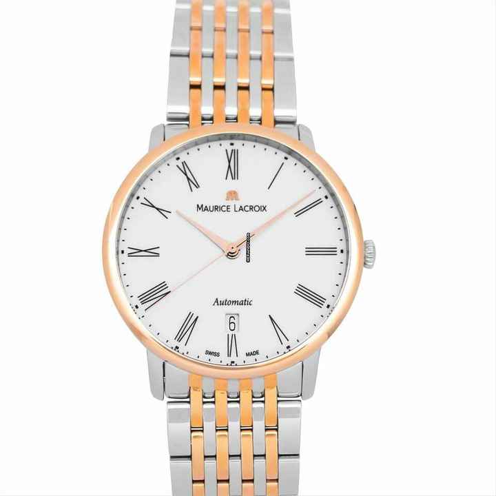  Maurice Lacroix Les Classiques Tradition LC6067-PS103-110 - Les Classiques Automatic White Dial Stainless Steel Men's Watch </h1> 