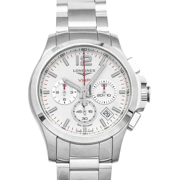  Longines Conquest L37174766 - Conquest V.H.P. Quartz Silver-tone Dial Stainless Steel Men's Watch </h1> 