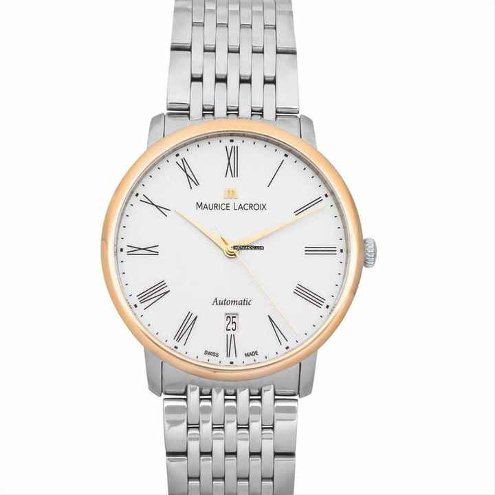  Maurice Lacroix Les Classiques Tradition LC6067-PS102-110 - Les Classiques Automatic Silver Dial 18kt Rose Gold Men's Watch </h1> 