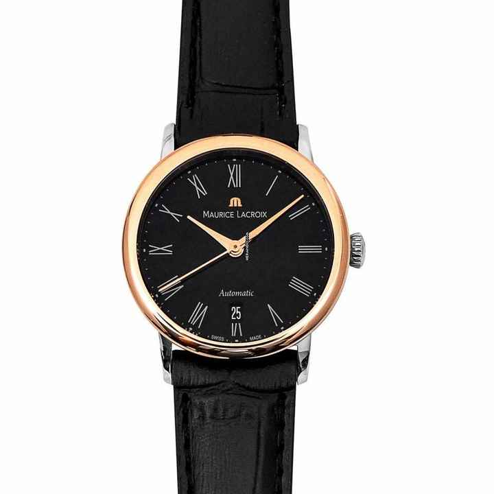  Maurice Lacroix Les Classiques Tradition LC6063-PS101-310 - Les Classiques Automatic Black Dial Stainless Steel Ladies Watch </h1> 