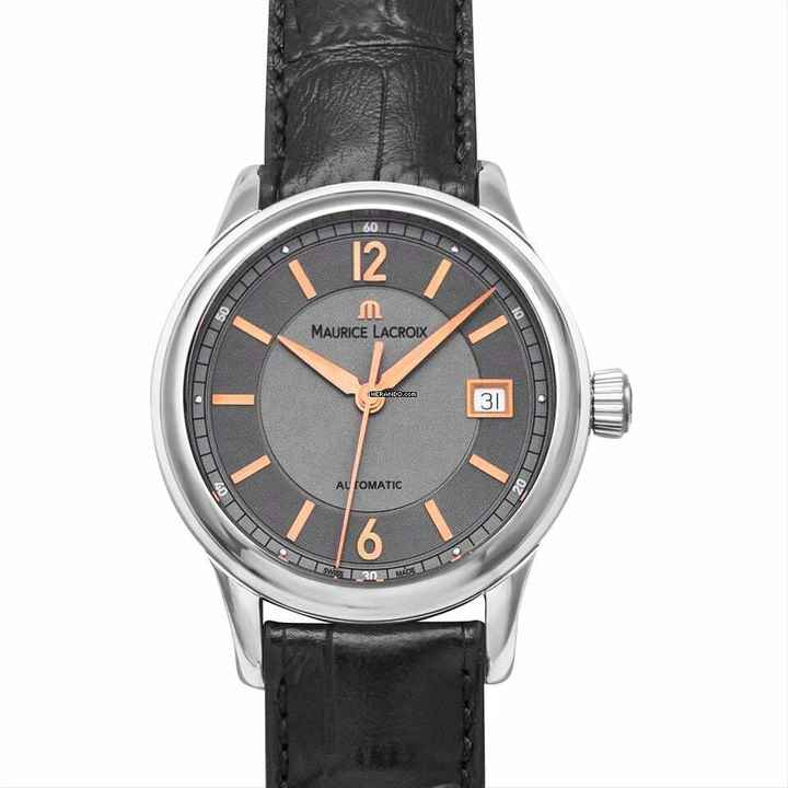  Maurice Lacroix Les Classiques Date LC6027-SS001-321 - Les Classiques Automatic Grey Dial Stainless Steel Men's Watch </h1> 