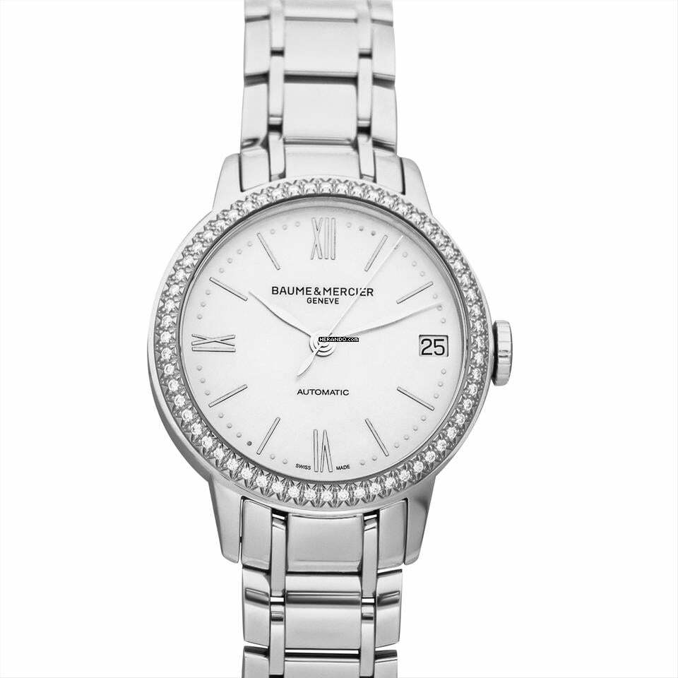  Baume & Mercier Classima M0A10479 - Classima Automatic Mother of pearl Dial Stainless Steel Ladies Watch </h1> 