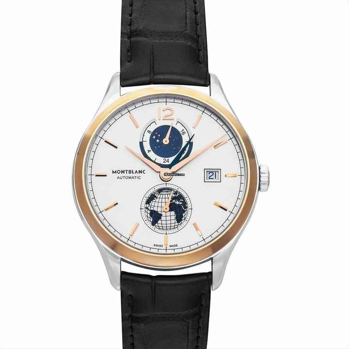  Montblanc Heritage Chronométrie 113780 - Heritage Chronometrie Automatic Silver Dial Stainless Steel Men's Watch </h1> 