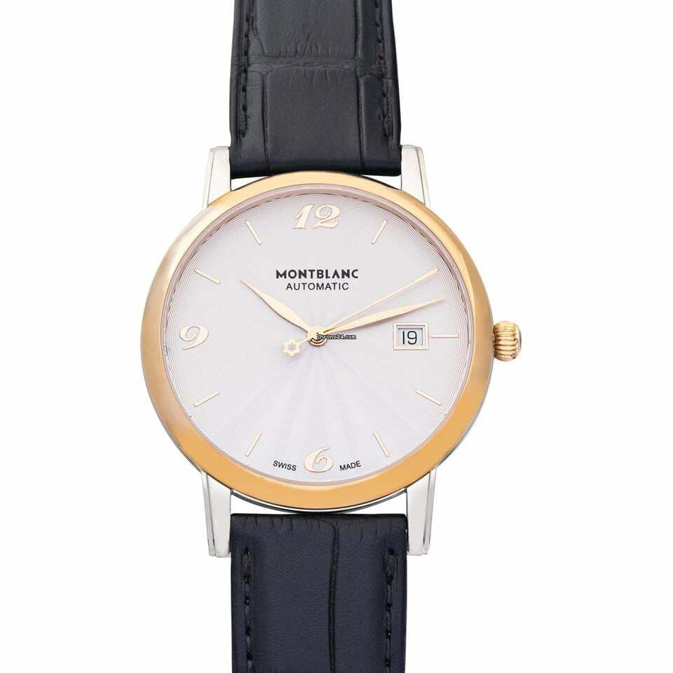  Montblanc 113824 - Star Automatic Silver Dial Stainless Steel Men's Watch </h1> 