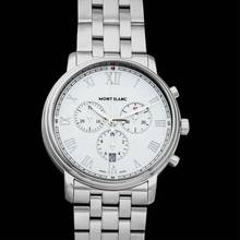 Thumbnail von Montblanc Tradition 114340 - Tradition Quartz White Dial Stainless Steel Men's Watch </h1>