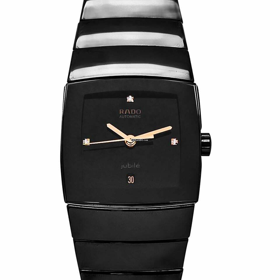  Rado Sintra R13856722 - Sintra Automatic Black Dial Ceramic Ladies Watch </h1> 