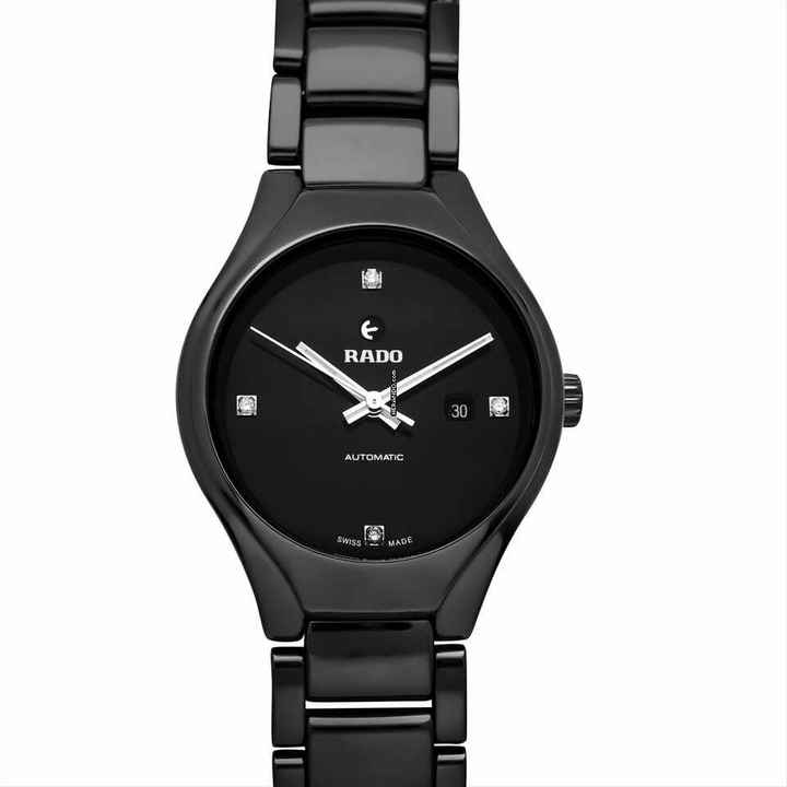  Rado True R27242722 - True Automatic Black Dial Ceramic Ladies Watch </h1> 