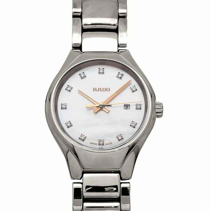  Rado True R27060902 - True Quartz Mother of pearl Dial Ceramic Ladies Watch </h1> 