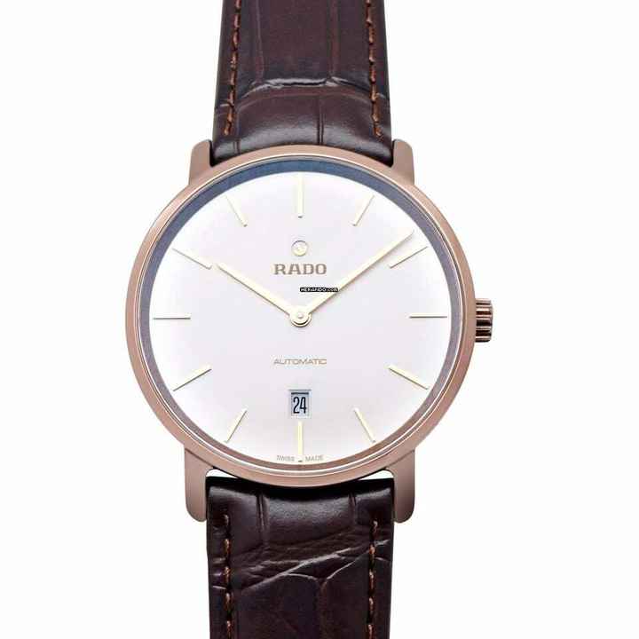  Rado DiaMaster R14068026 - Diamaster Automatic Silver Dial Ceramic Men's Watch </h1> 